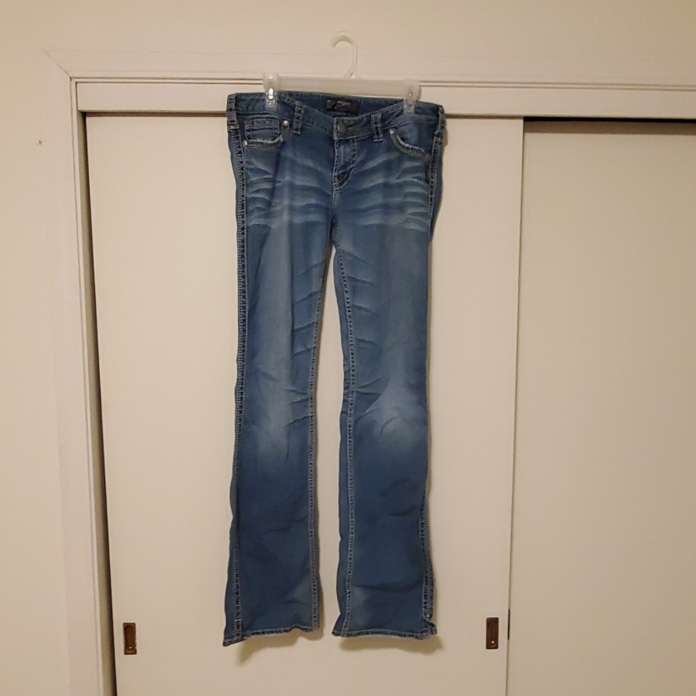 Silver jeans